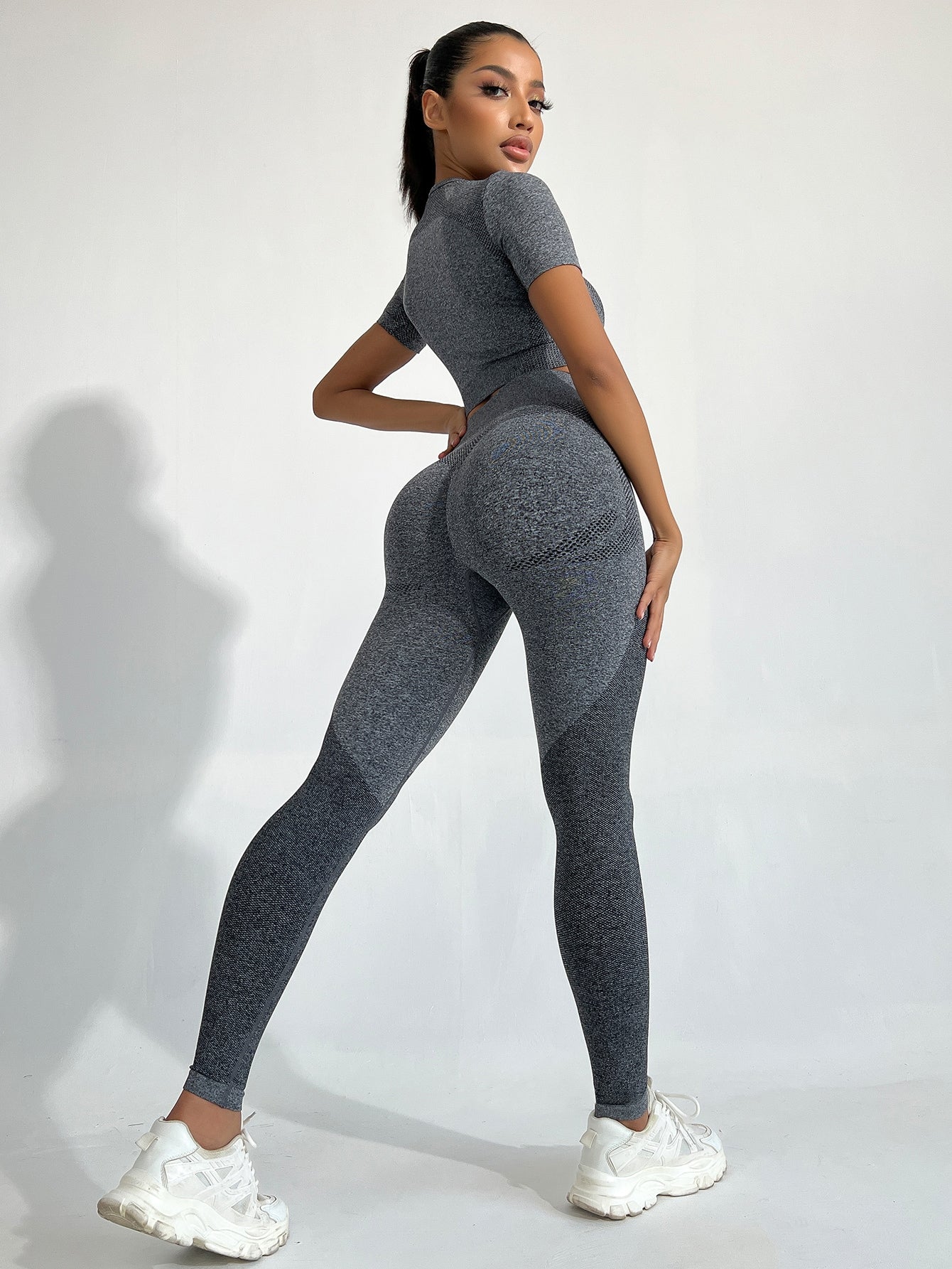 Elevate Your Workout: SHEIN Sport Studio Tummy Control Sports Set