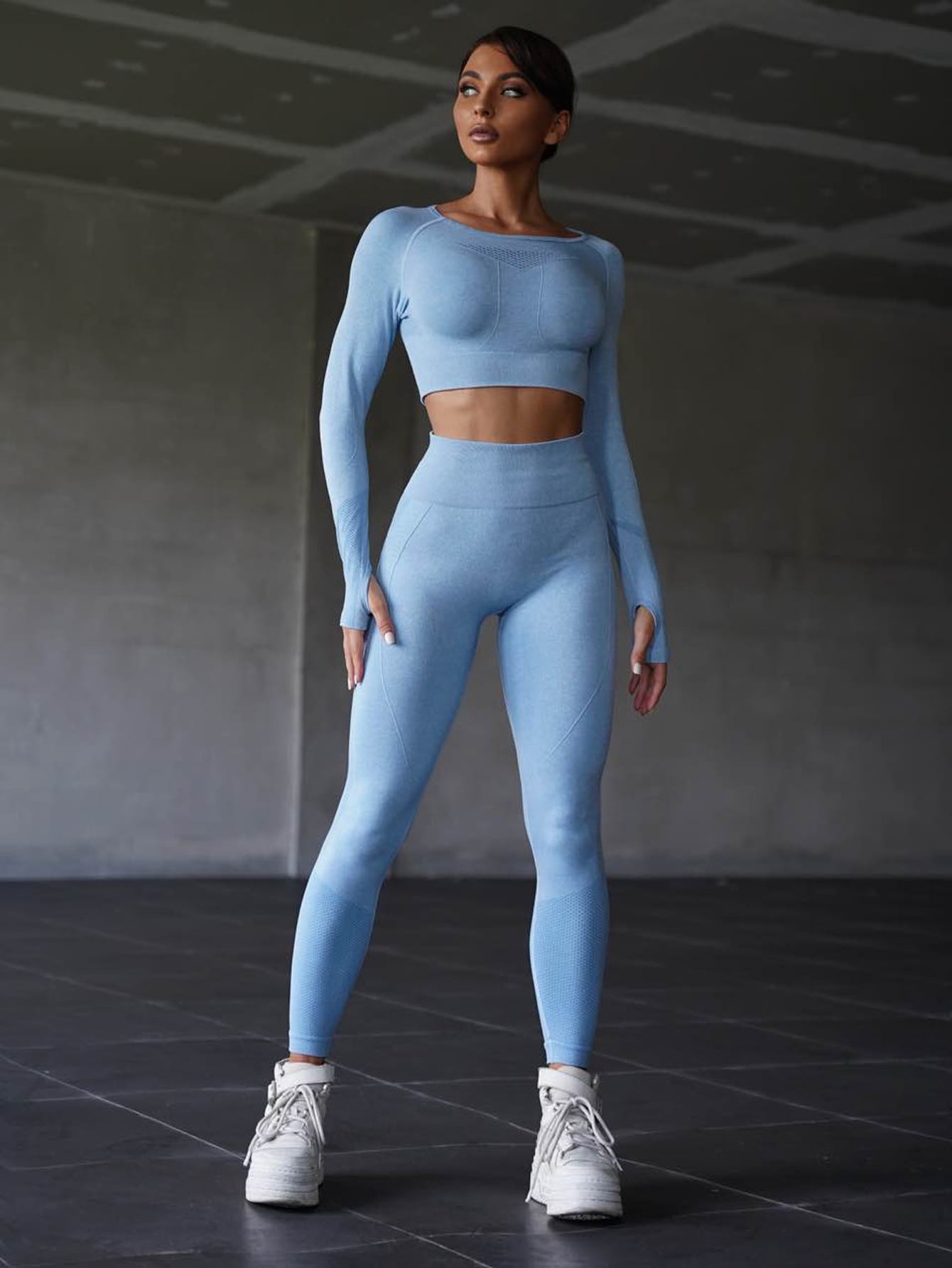 Powerista Solid Tummy Control Sports Leggings for Ultimate Comfort and Performance