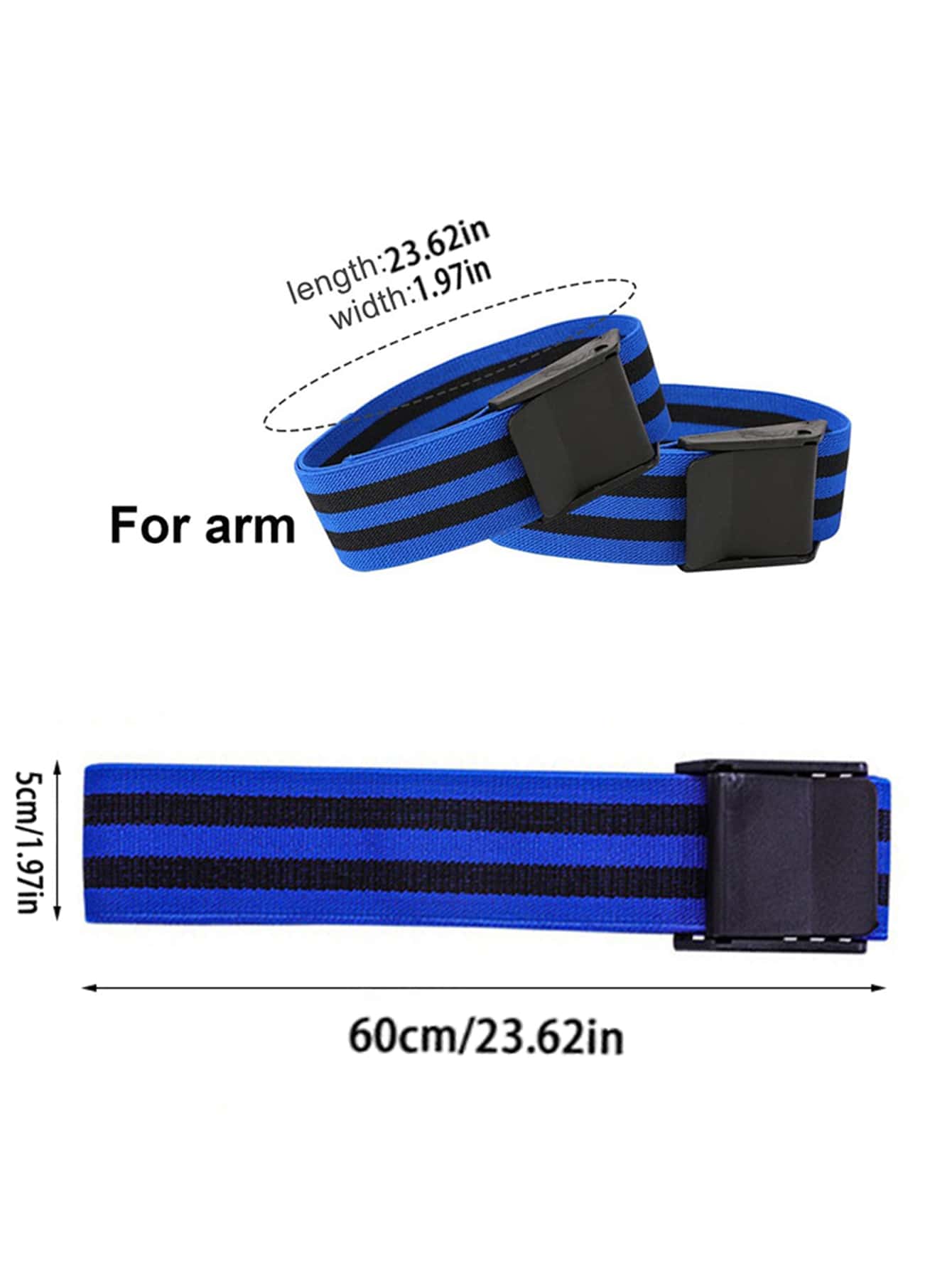 2pcs Blood Flow Restriction Bands, Bfr Occlusion Bands For Men