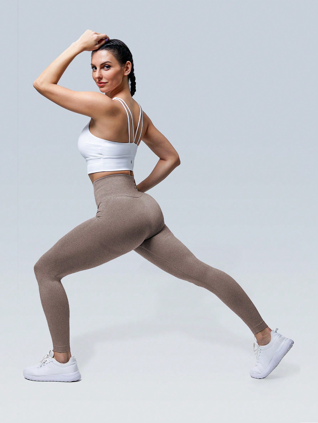 Booty Lifting Push Up Smile Contour High Waist Seamless Legging