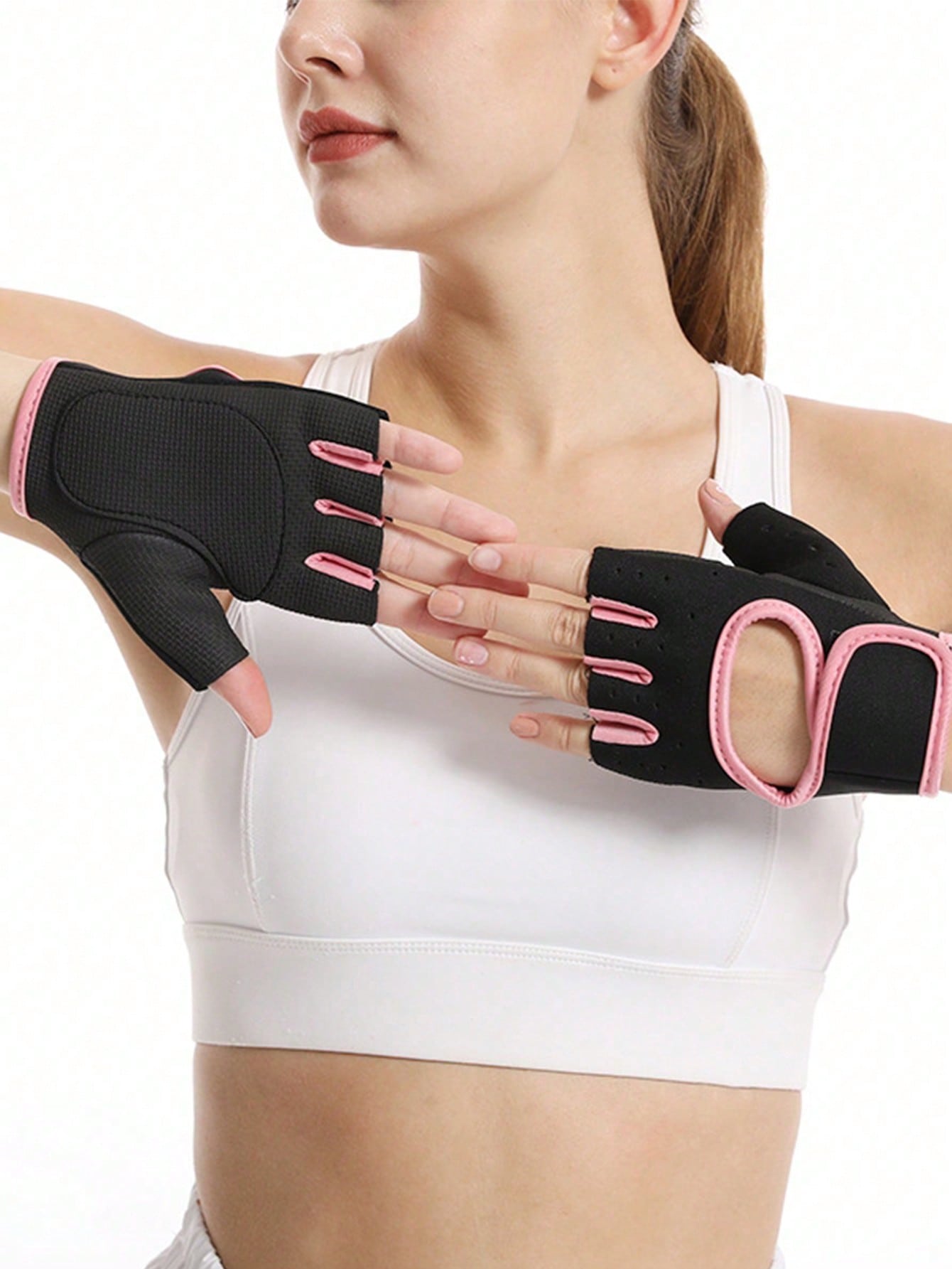 1 Pair Breathable Sports Gloves For women