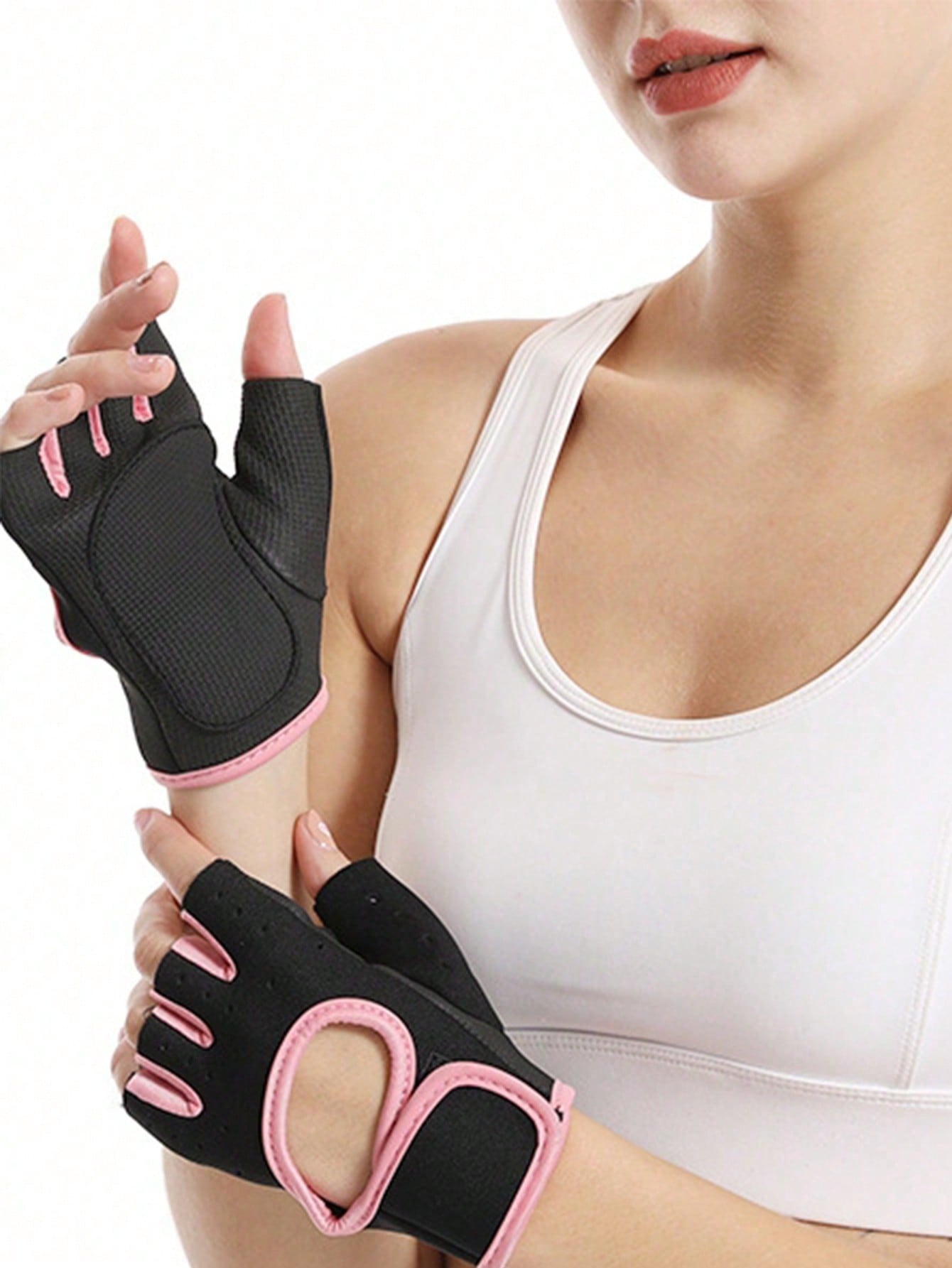 1 Pair Breathable Sports Gloves For women