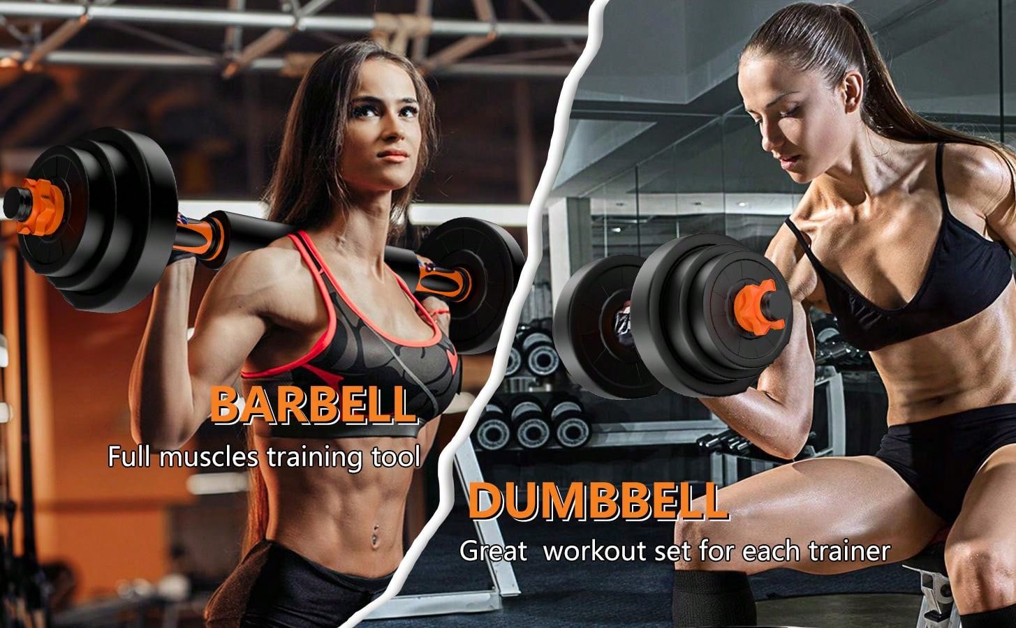 CANMALCHI Dumbbells Set,20KG Dumbbell Sets For Men Women,Free Hand Adjustable Dumbbells Weights Set Pair Fitness Adjustable Lifting Training Set Dumbells Weight For Home Gym Use