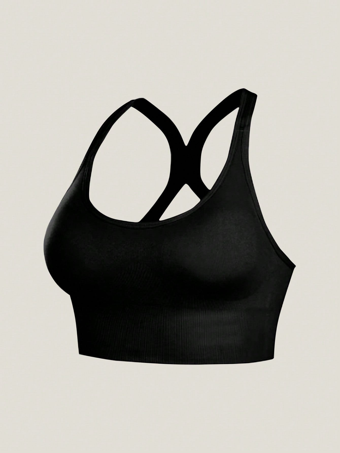 Seamless Comfort: Wireless Yoga Sports Bra with Cross Design for Ultimate Support