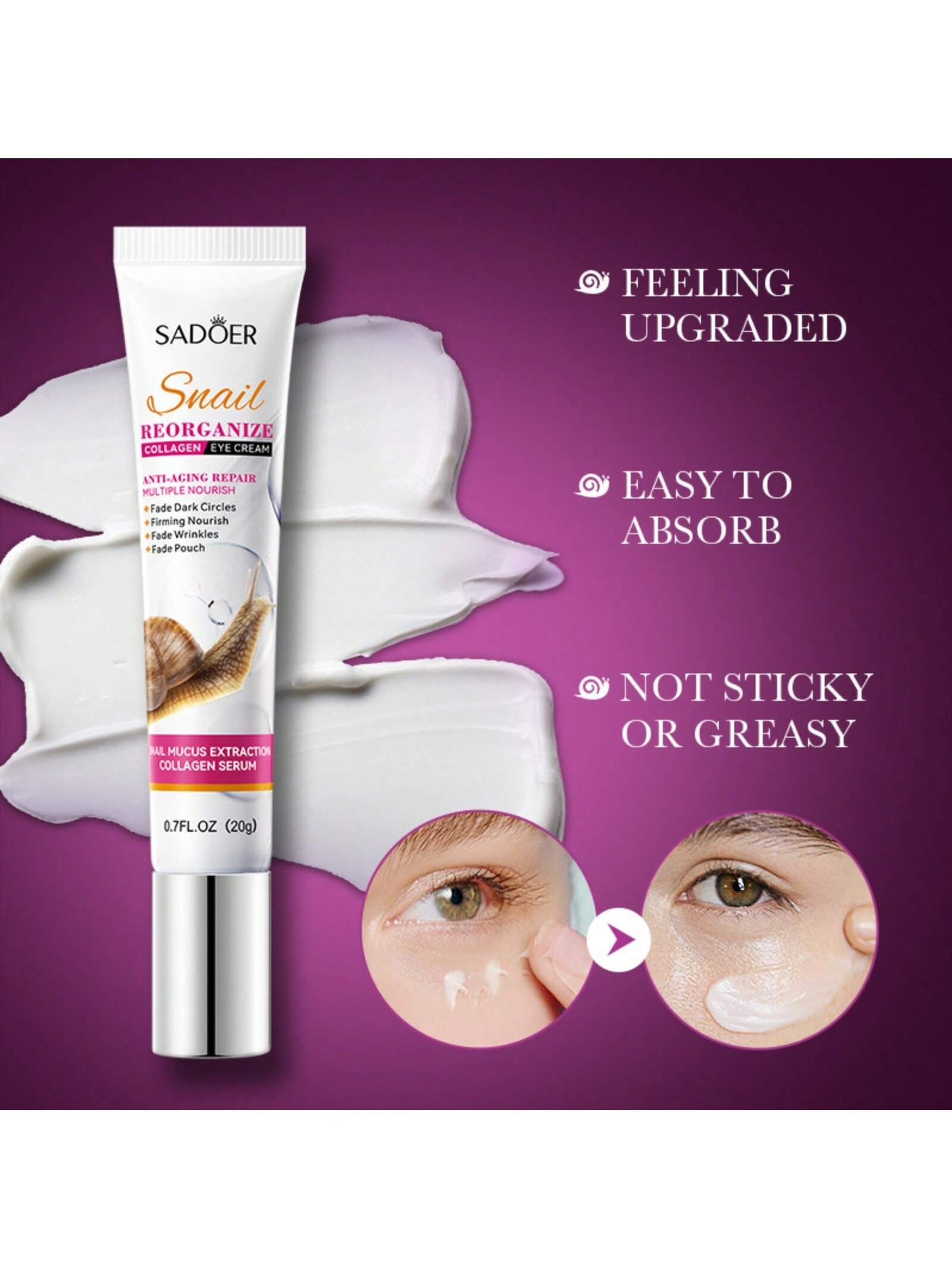 Snail Reorganize Collagen Skincare Set: 6-Piece Hydration & Soothing Travel Kit