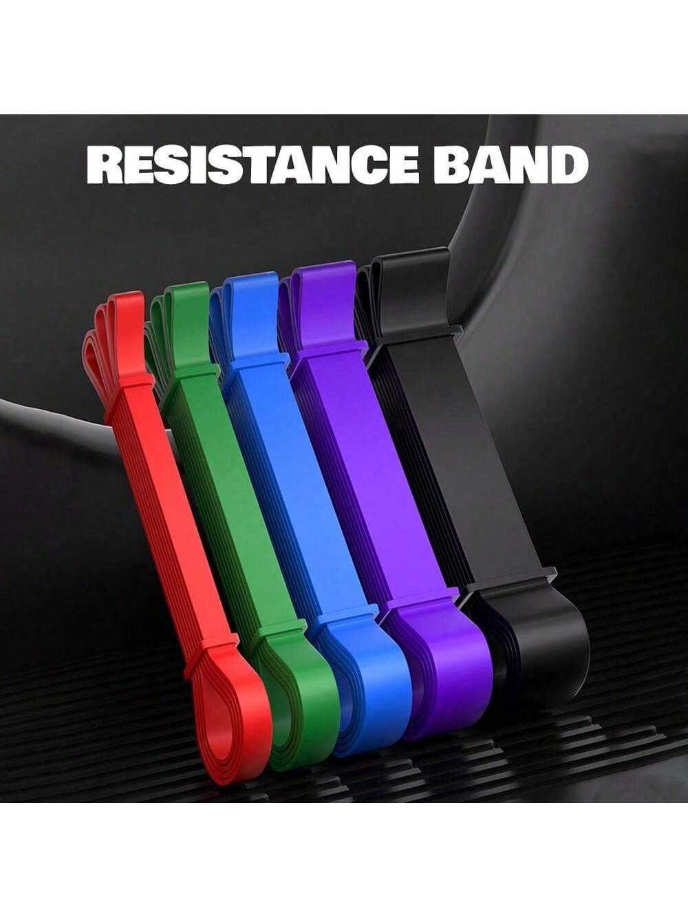 1pc Resistance Band, Pull Up Assist Band - Fitness Band, Yoga Pull-Up Band For Chest Muscle Pull-Up Exercise Band, Long Resistance Band Set For Men And Women Exercise, Fitness, Training, Physical Therapy