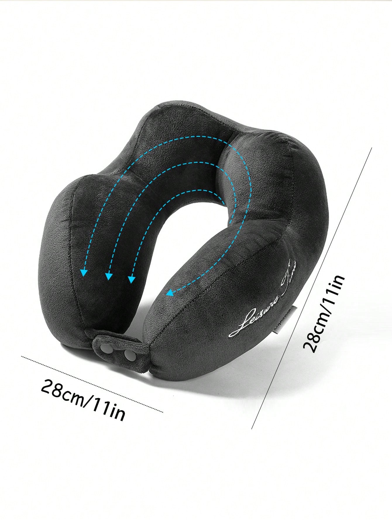 Ultimate Travel Comfort Set: Ergonomic Neck Pillow, Plush Eye Mask, & Soundproof Earplugs for Rest on-the-go!