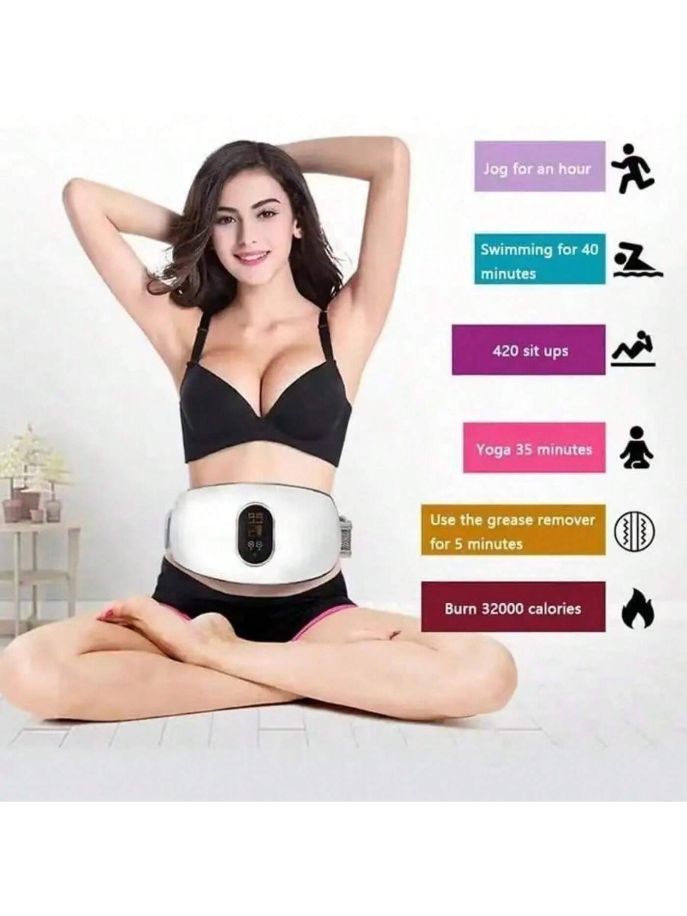 Revitalize Your Workout: Multi-Functional Vibration Massage Tool for Women - Perfect for Waist, Legs, and Abdomen