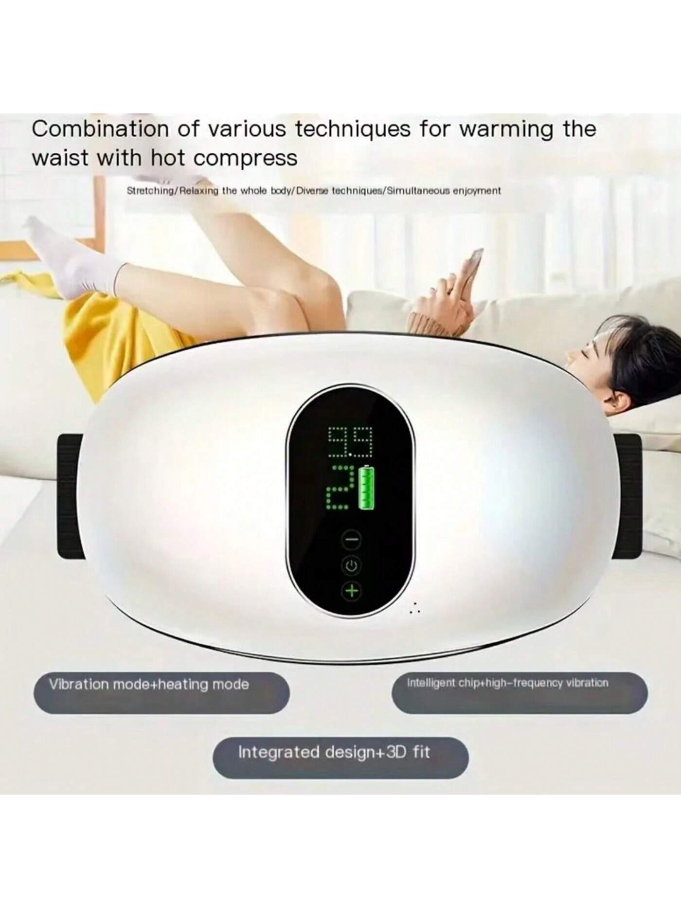 Revitalize Your Workout: Multi-Functional Vibration Massage Tool for Women - Perfect for Waist, Legs, and Abdomen