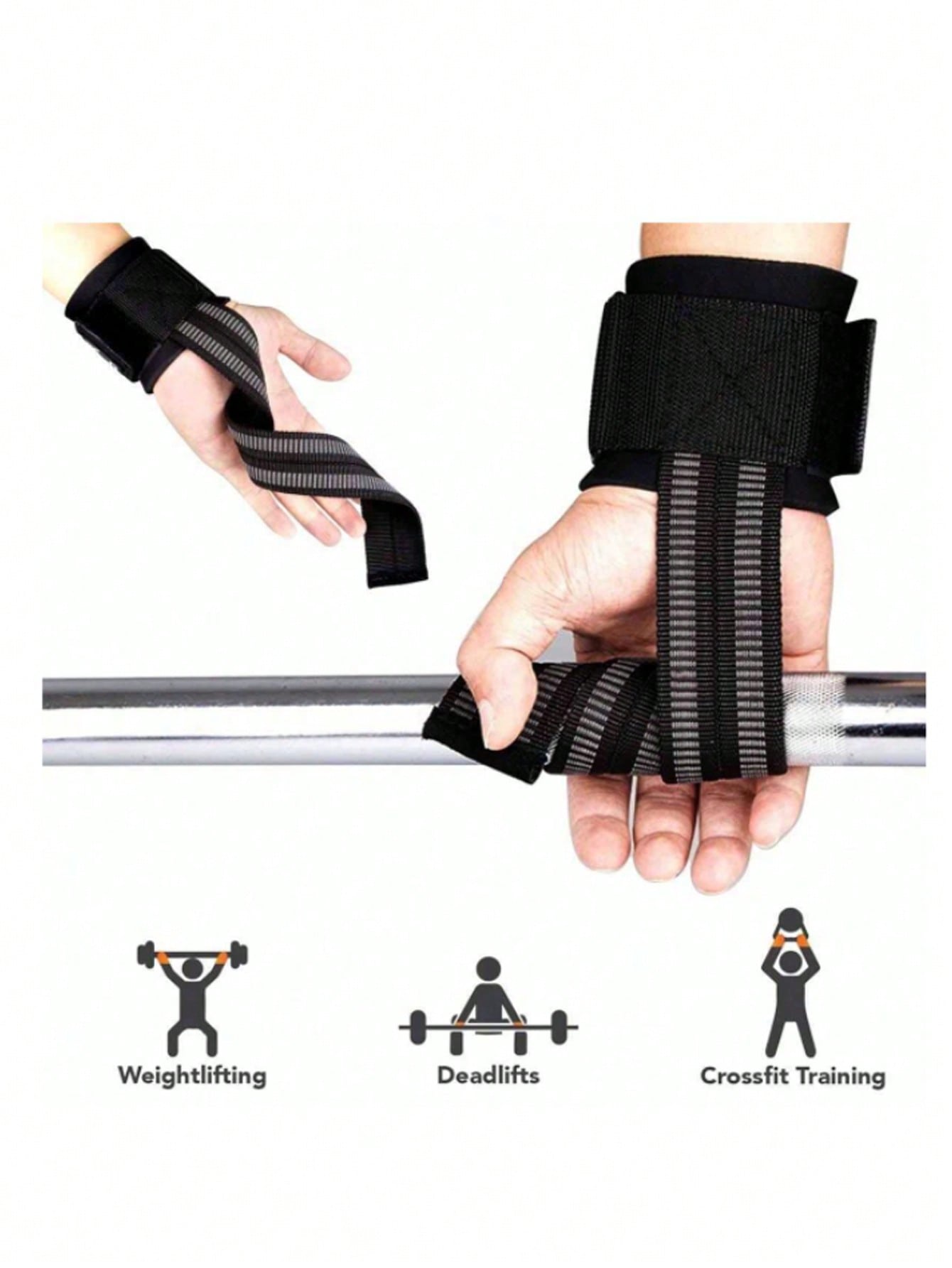 Ultimate Padded Wrist Straps for Weight Lifting - Enhance Grip & Support for Deadlifts, Pull-Ups, and Gym Workouts!