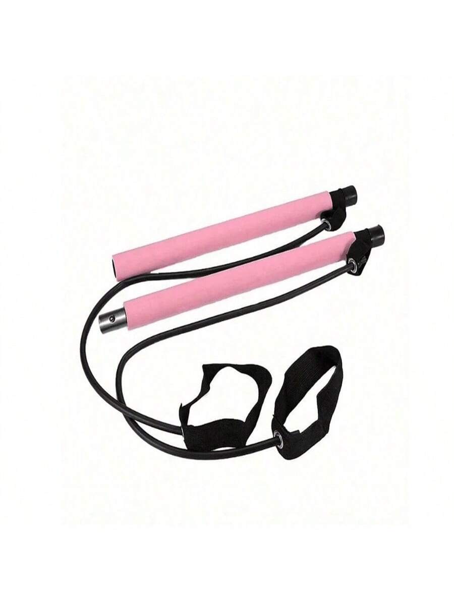 Versatile Portable Pilates Bar with Resistance Bands - Essential Fitness Equipment for Women