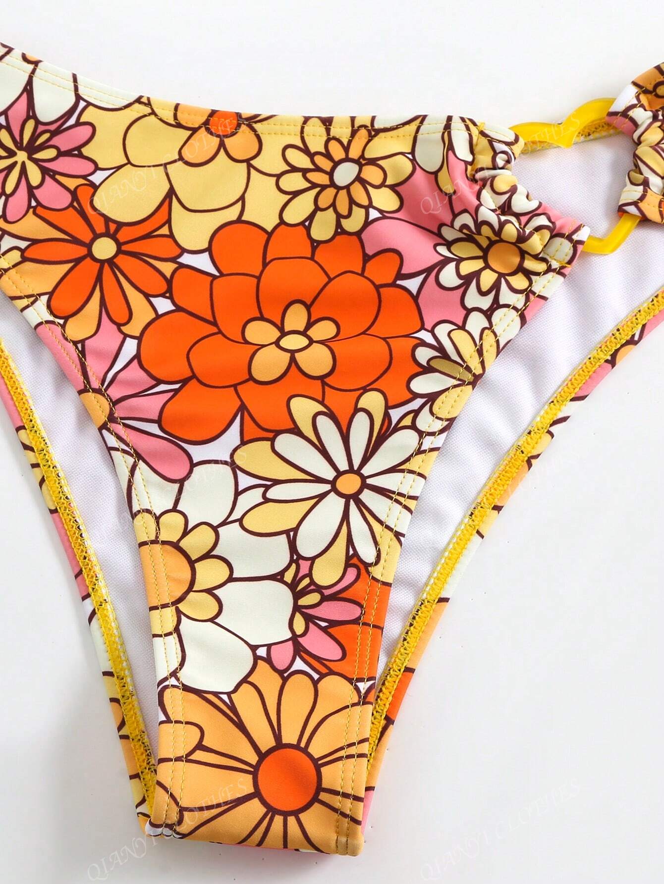 2024 New Floral Print Bikini Swimsuit Set, Sexy Trendy Separate Style Swimwear For Women